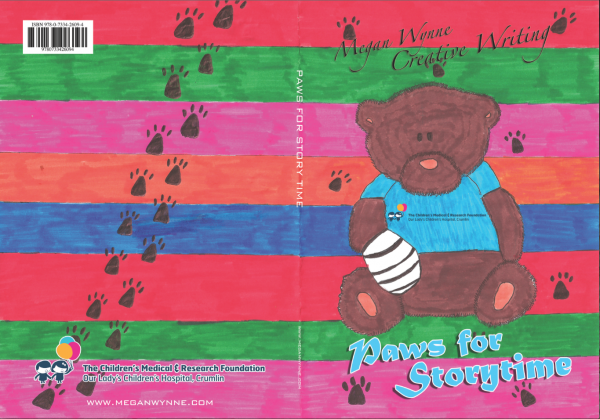 Cover of Paws for Story Time - Creative Writing Book in aid of Childrens Hospital Crumlin